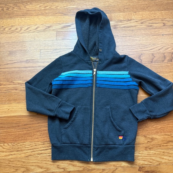 Aviator Nation blue rainbow stripe jacket and pants 4 - Picture 2 of 10